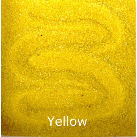 SCENIC SAND 25 lbs Activa Bag of Bulk Colored Sand, Yellow SC81459